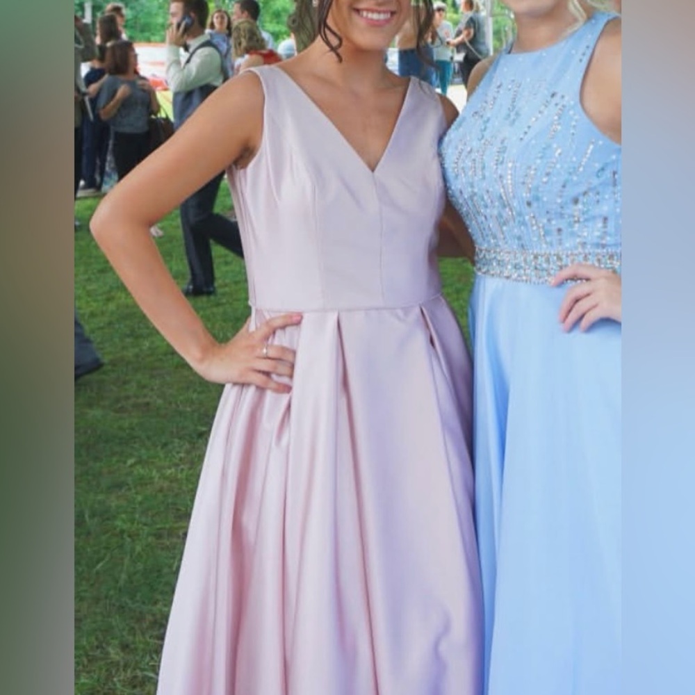 Elegant Blush Pink Dress